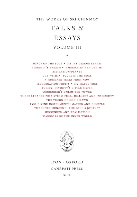 Couverture_Sri Chinmoy