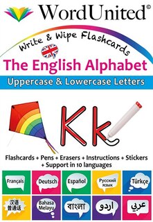 Couverture_THE ENGLISH ALPHABET - WRITE &WIPE FLASHCARDS