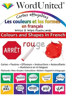 Colours And Shapes In French - Write & Wipe Flashcards