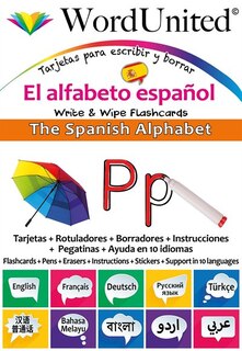 Couverture_THE SPANISH ALPHABET - WRITE &WIPE FLASHCARDS