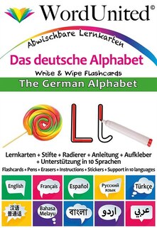 Couverture_The German Alphabet - Write & Wipe Flashcards