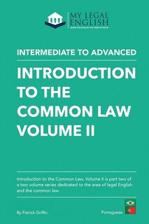 Couverture_Introduction to the Common Law, Vol 2