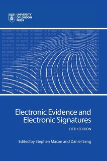 Front cover_Electronic Evidence And Electronic Signatures