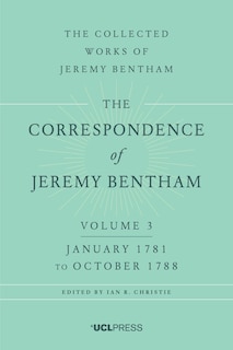 Couverture_Correspondence Of Jeremy Bentham, Volume 3