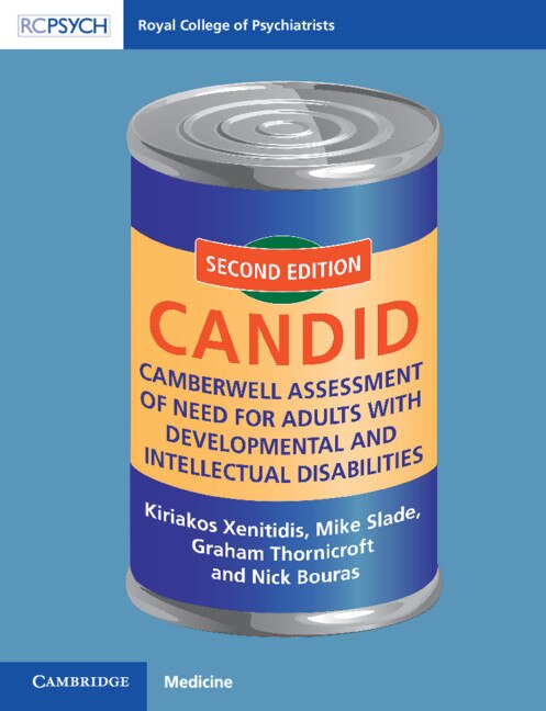 Front cover_Camberwell Assessment Of Need For Adults With Developmental And Intellectual Disabilities