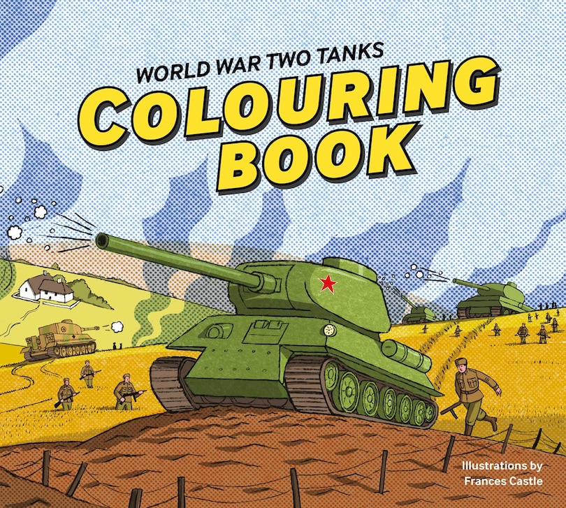 Front cover_World War Two Tanks: Colouring Book