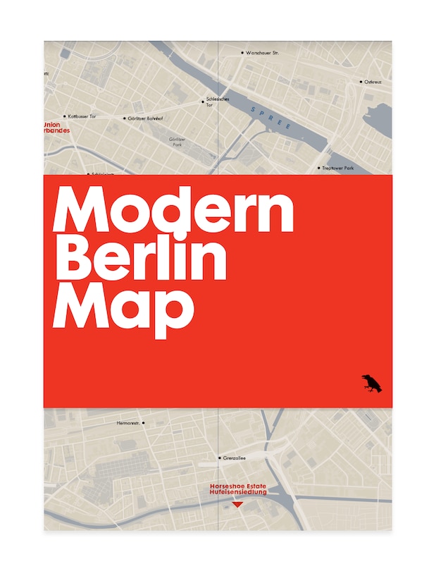 Modern Berlin Map: Guide to 20th Century Architecture in Berlin