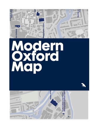 Modern Oxford Map: Guide to Modern Architecture in Oxford, UK