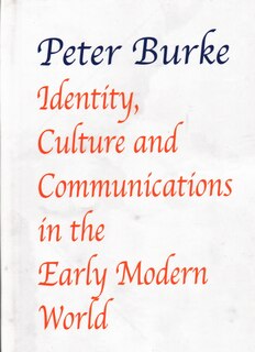Front cover_Identity, Culture & Communications in the Early Modern World