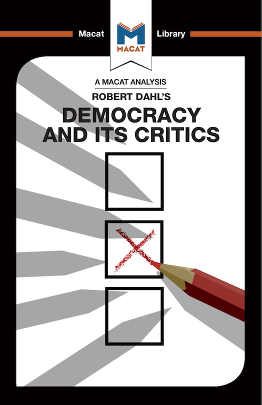 Front cover_An Analysis Of Robert A. Dahl's Democracy And Its Critics