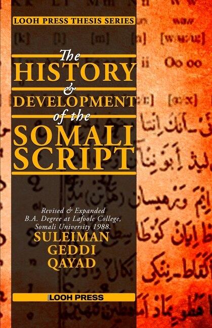Front cover_The History and Development of the Somali Script
