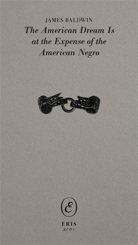 Front cover_The American Dream Is at the Expense of the American Negro