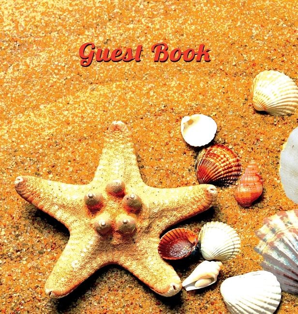 Front cover_GUEST BOOK FOR VACATION HOME (Hardcover), Visitors Book, Guest Book For Visitors, Beach House Guest Book, Visitor Comments Book.