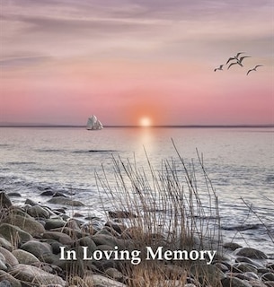 Front cover_Funeral Guest Book, In Loving Memory, Memorial Guest Book, Condolence Book, Remembrance Book for Funerals or Wake, Memorial Service Guest Book