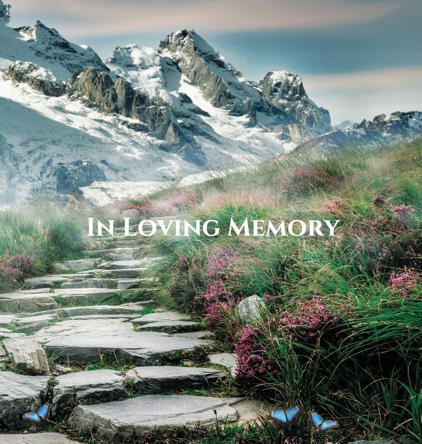 Front cover_Funeral Guest Book, In Loving Memory, Memorial Service Guest Book, Condolence Book, Remembrance Book for Funerals or Wake