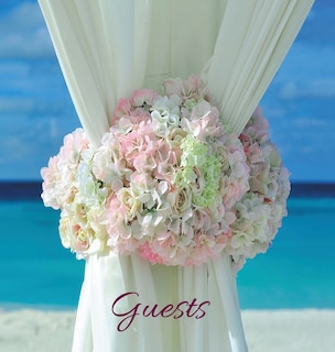 Couverture_Wedding Guest Book (HARDCOVER), Ideal for Beach Ceremonies, Special Events & Functions, Commemorations, Anniversaries, Parties