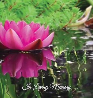 Front cover_Funeral Guest Book, In Loving Memory, Memorial Guest Book, Condolence Book, Remembrance Book for Funerals or Wake