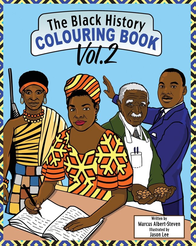 Front cover_The Black History Colouring Book