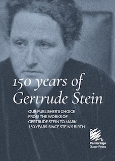 Front cover_150 Years of Gertrude Stein