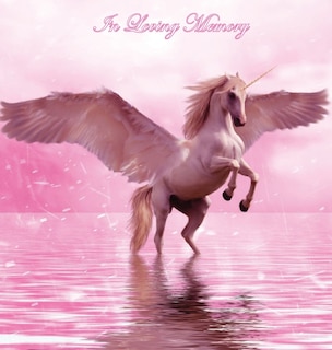 Front cover_In Loving Memory Funeral Guest Book, Celebration of Life, Wake, Loss, Memorial Service, Love, Condolence Book, Funeral Home, Missing You, Church, Thoughts and In Memory Guest Book, Pink (Hardback)