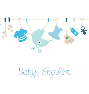 Front cover_Baby Shower Guest Book, Blue, Boy, Beautiful Guest Book for Family & Friends to Write In, Mummy To Be, Photo, Baby, Pregnancy, Motherhood, New Born Keepsake (Hardback)
