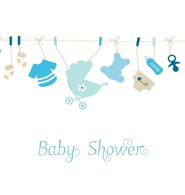 Front cover_Baby Shower Guest Book, Blue, Boy, Beautiful Guest Book for Family & Friends to Write In, Mummy To Be, Photo, Baby, Pregnancy, Motherhood, New Born Keepsake (Hardback)