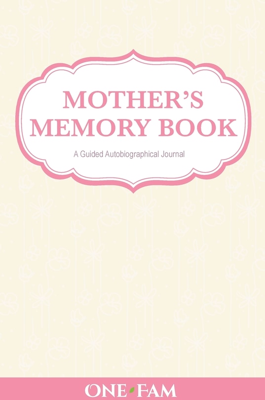 Couverture_Mother's Memory Book