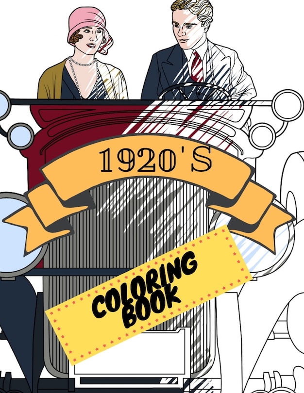 Front cover_1920s Coloring Book