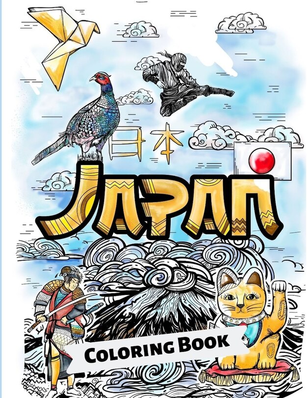 Front cover_Japan Coloring Book