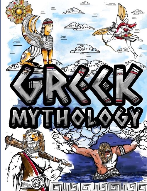 Front cover_Greek Mythlogy Coloring Book