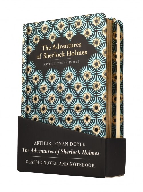 Front cover_The Adventures Of Sherlock Holmes Gift Pack - Lined Notebook & Novel