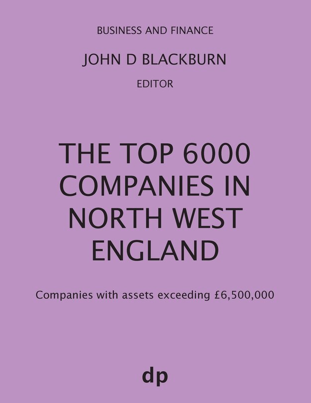 Front cover_The Top 6000 Companies in North West England