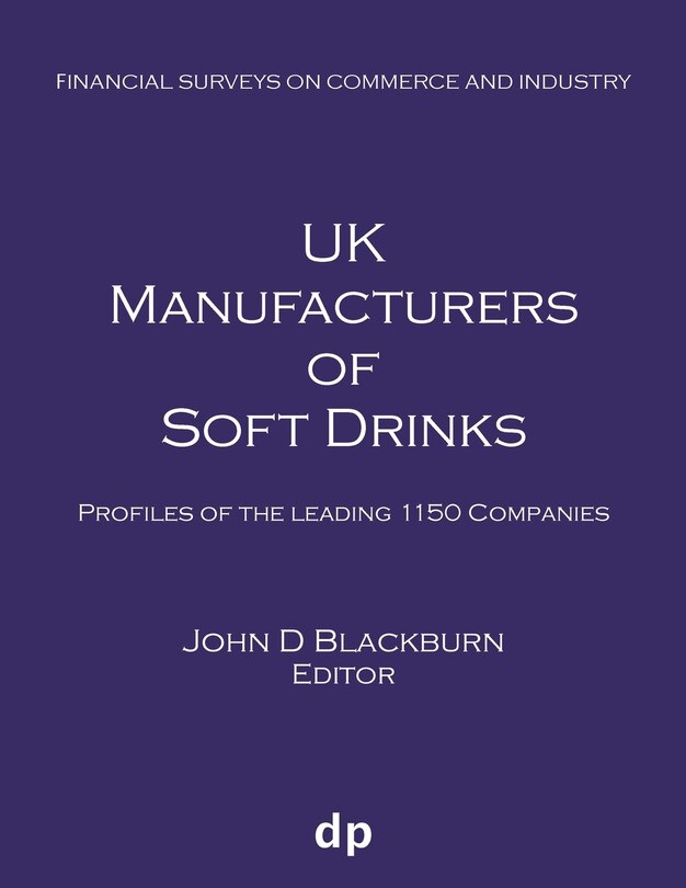 Front cover_UK Manufacturers of Soft Drinks