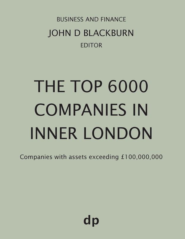 Front cover_The Top 6000 Companies in Inner London