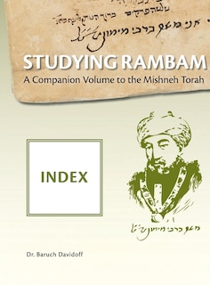 Front cover_Studying Rambam. A Companion Volume to the Mishneh Torah.