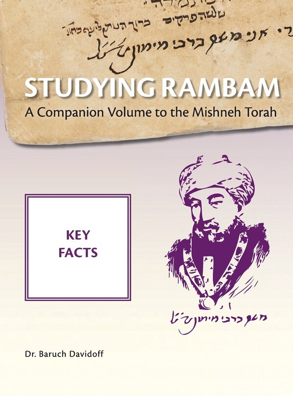 Front cover_Studying Rambam. A Companion Volume To The Mishneh Torah.