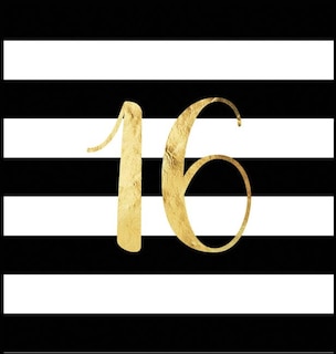 Front cover_Happy 16th Birthday Guest Book (Hardcover)