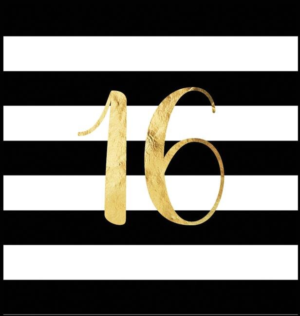 Front cover_Happy 16th Birthday Guest Book (Hardcover)