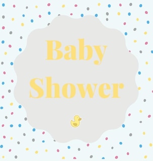 Front cover_Baby shower guest book (Hardcover)
