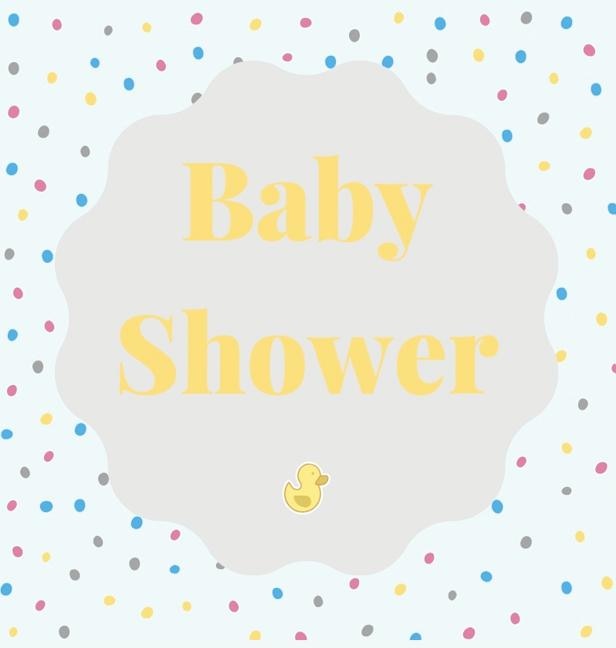 Front cover_Baby shower guest book (Hardcover)