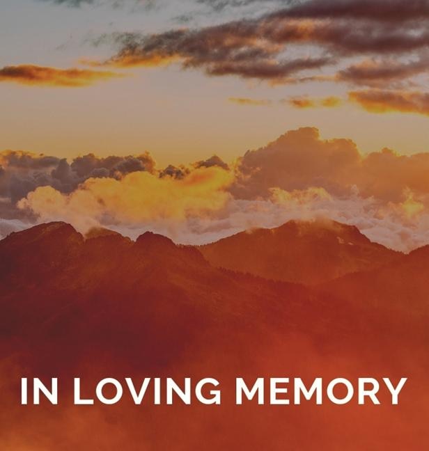 Memorial Guest Book (Hardback cover): Memory book, comments book, condolence book for funeral, remembrance, celebration of life, in lovin