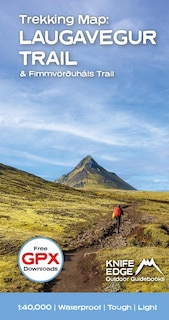 Front cover_Trekking Map: Iceland's Laugavegur Trail & Fimmvorduhals Trail