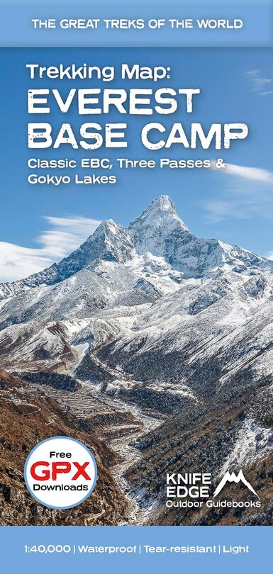 Couverture_Everest Base Camp Trekking Map: Classic EBC, Three Passes & Gokyo Lakes