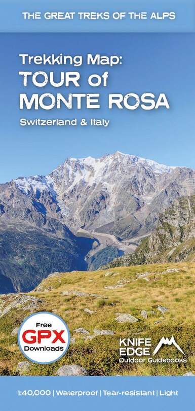 Front cover_Trekking Map: Tour of Monte Rosa