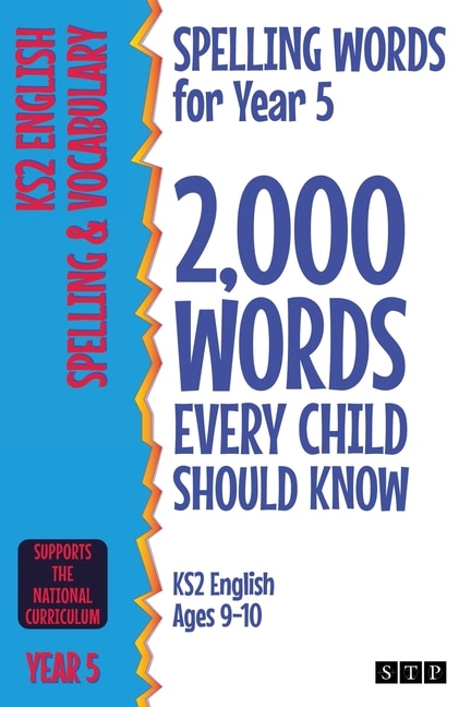 Couverture_Spelling Words for Year 5