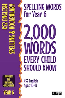 Couverture_Spelling Words For Year 6