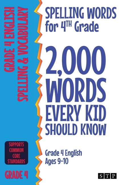 Front cover_Spelling Words For 4th Grade