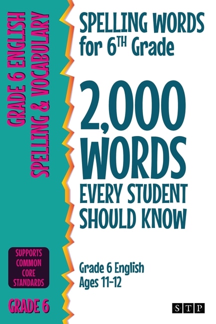 Couverture_Spelling Words For 6th Grade