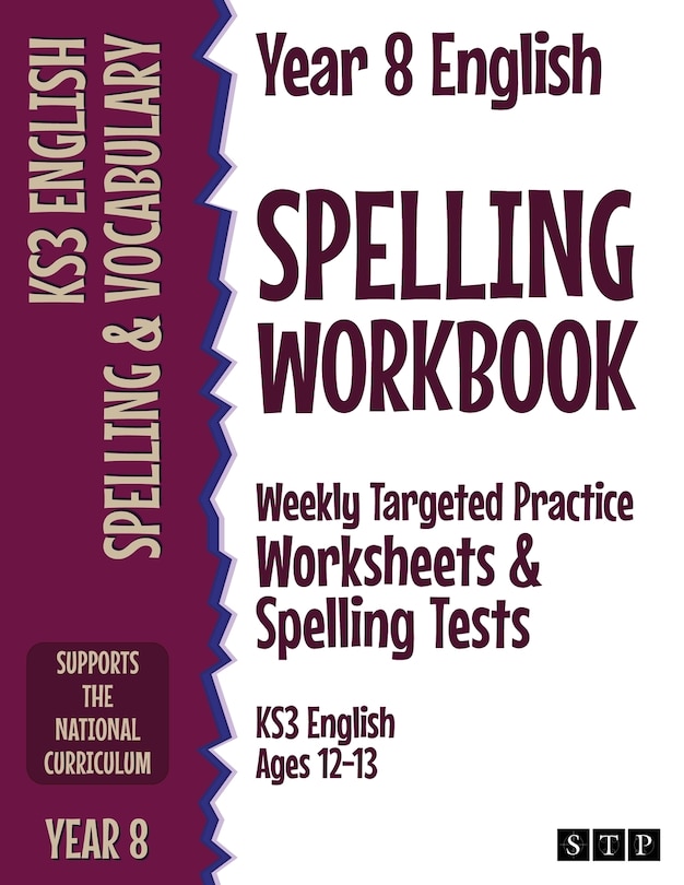 Couverture_Year 8 English Spelling Workbook