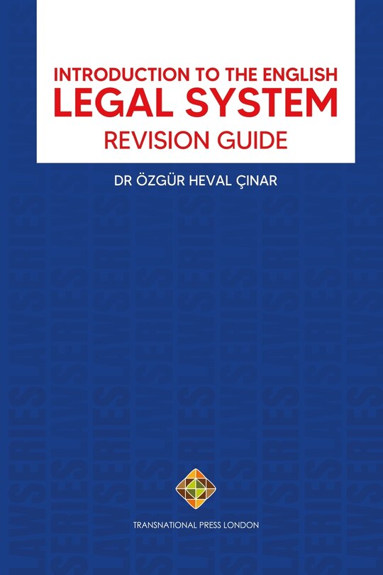 Front cover_Introduction to the English Legal System